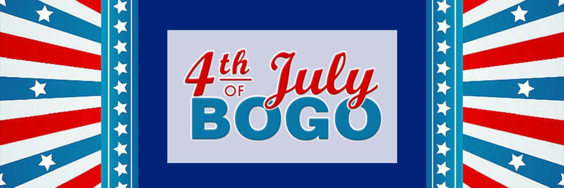 4th of July - Buy 1, Get 1 FREE